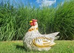 sculptuur, Metal Hen - Garden chicken figure - 46 cm -, Antiek en Kunst