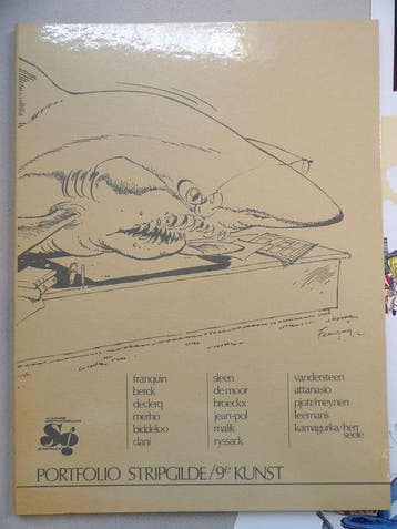 Stripgilde - 9e Kunst Portfolio map met 17 prenten van o.a., Nieuw