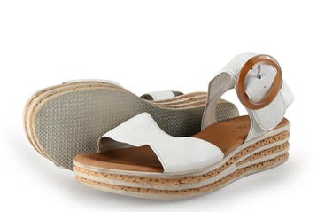 Gabor Sandalen in maat 42 Wit, Kleding | Dames, Verzenden, Wit, Gabor, Sandalen of Muiltjes