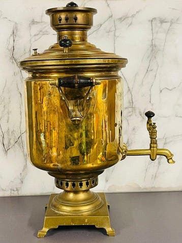 Samovar - Antieke Imperial Russische samovar van