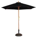 Parasol rond zwart 2,5 meter | 2,37(h) x 2,5(Ø)m Bolero, Articles professionnels, Verzenden