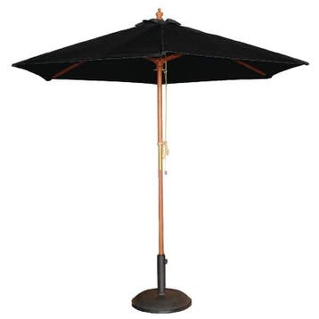 Parasol rond zwart 2,5 meter | 2,37(h) x 2,5(Ø)m Bolero, Articles professionnels, Verzenden
