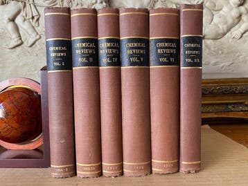 Various. - Chemical Reviews. - 1925-1929