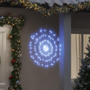 vidaXL Kerstverlichting vuurwerk 2 st 140 koudwitte LEDs 17, Diversen, Verzenden, Nieuw
