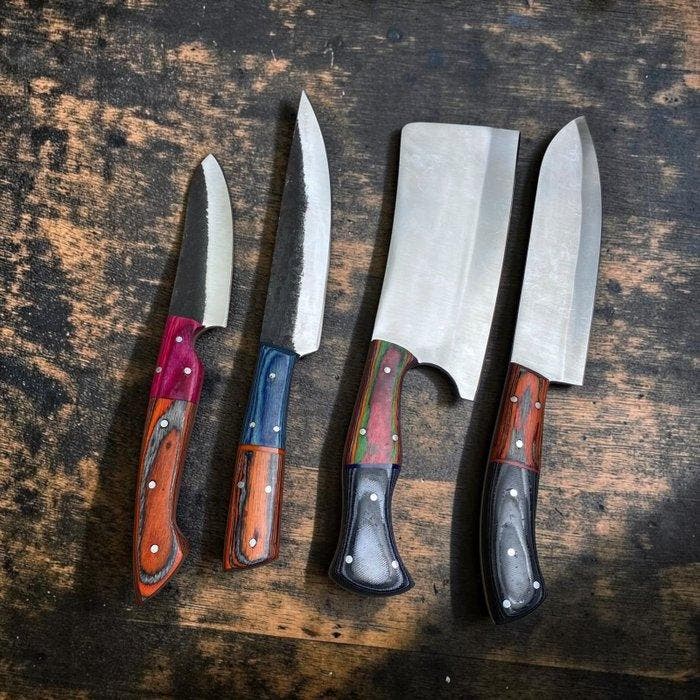 Keukenmes - Utility knife - Ambachtelijk vervaardigde, Antiquités & Art, Antiquités | Ustensiles de cuisine