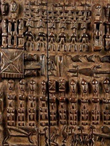 Graanschuurdeur - Dogon - Mali
