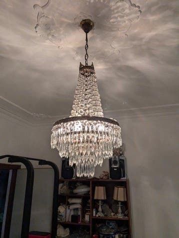 Lustre - Cristal - Empire géant, Antiek en Kunst