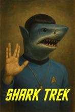 Louis Dourand - Shark Trek, Antiek en Kunst