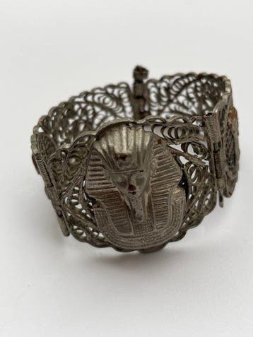 • Art Déco armband Tut-Mania – Zeldzaam stuk uit de, Antiek en Kunst
