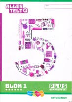 Alles Telt Q Antwoorden Werkschrift Plus blok 1 groep 5, Verzenden, Nieuw