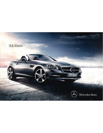 2011 MERCEDES BENZ SLK BROCHURE DUITS, Livres
