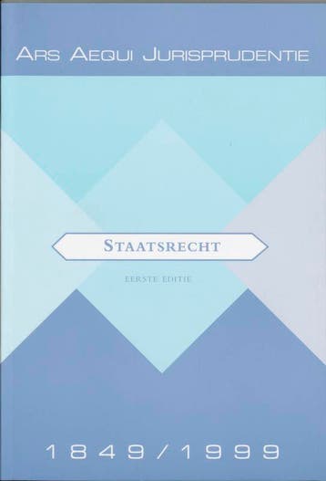 Staatsrecht Jurisprudentie 1849-1999 9789069163222, Verzenden, Gelezen