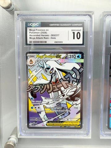 Pokémon - 3 Graded card - Mega Froslass ex - Mega Diancie ex, Nieuw