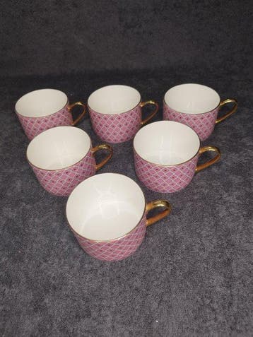 Imperial Porcelain - Service à café pour 6 personnes (12) -
