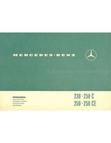 1969 MERCEDES BENZ 230 | 250 C | 250 | 250 CE