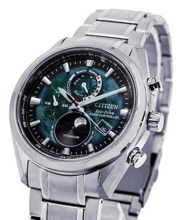 Citizen - Moonphase Tsuki Yomi - Radiocontrollato Titanio -, Nieuw