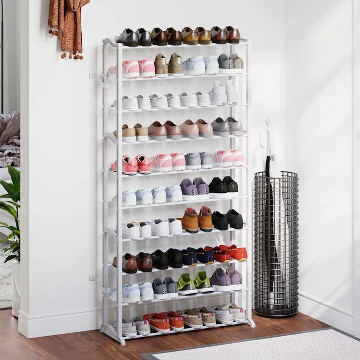 vidaXL Schoenenrek 10-laags, Maison & Meubles, Armoires | Armoires à chaussures, Envoi
