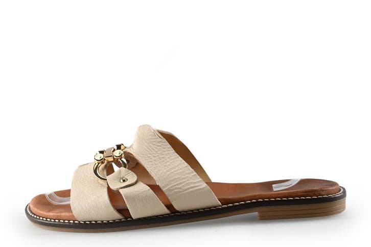 Manfield Slippers in maat 42 Wit, Kleding | Dames, Schoenen, Wit, Gedragen, Slippers, Verzenden