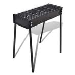 vidaXL Houtskoolbarbecue staand vierkant 75x28 cm, Verzenden, Nieuw