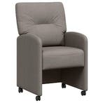 Eetstoelen Taupe met wielen | -41% Retour Deal, weg is weg!, Twee, Overige kleuren, Verzenden, Zo goed als nieuw