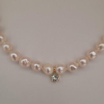 Sans prix de réserve - Pendentif - 18 carats Or jaune Perle