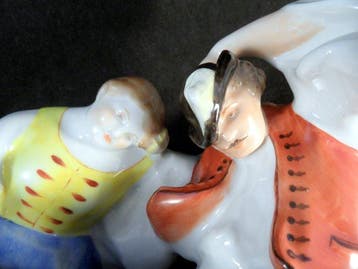 Herend - Figurine - Csárdás - Porcelaine, Antiquités & Art