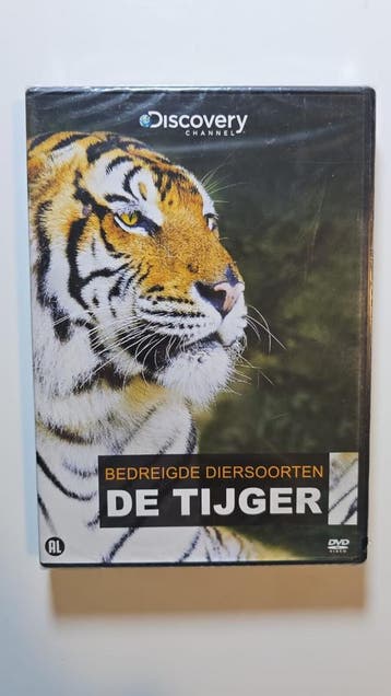 DISCOVERY CHANNEL BEDREIGDE DIERSOORTEN DE TIJGER (IN SEAL), Gebruikt