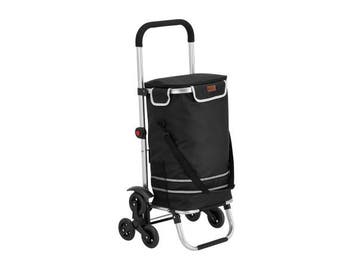 Veiling - Boodschappentrolley 3in1 - 56L - Voor Trappen - Zw
