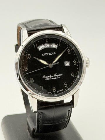 Mondia - grande montre automatic day-date swiss made - Sans, Nieuw