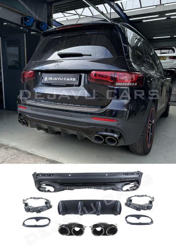 GLB45 AMG Look Diffuser voor Mercedes Benz GLB X247 SUV, Autos : Divers, Tuning & Styling, Ophalen of Verzenden