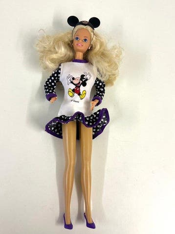 Mickey Mouse - 1 Weekend Barbie by Mattel - Disney - 1993, Nieuw