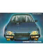 1985 CITROEN CX INJECTION INSTRUCTIEBOEKJE FRANS