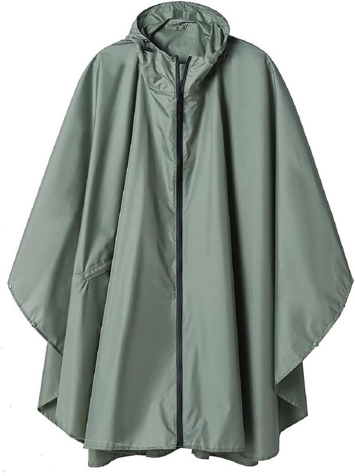Regenponcho met rits | Retour Deal | Nu 48% goedkoper, Caravans en Kamperen, Regenkleding, Regenponcho, Dames, Nieuw, Verzenden