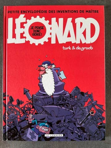 Léonard H.S 2 + dédicace couleur - C - 1 Album - Réédition -, Nieuw