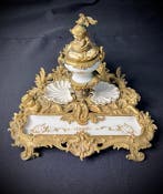 KPM - Hermann August Seger - Bureauset - Brons (vuurgoud) -