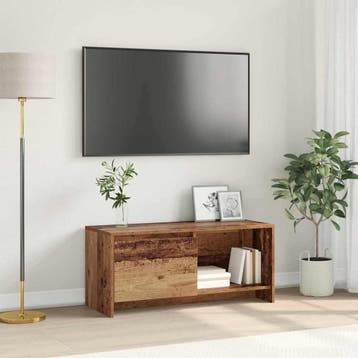 vidaXL Tv-meubelset 90 x 35 x 40 cm Oud Hout Bewerkt hout, Verzenden, Nieuw