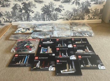 Lego Set - Architecture - Collection of 13 Architecture sets