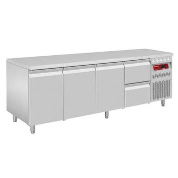 Koelwerkbank | 550L | 3 Deuren + 2 Laden (1/1 GN) |, Verzenden, Nieuw in verpakking