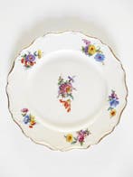 Boch Frères La Louvière - Bord (10) - Fleuri - Aardewerk