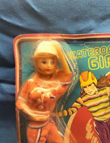 Skateboard Girl - Speelgoed Skateboard Girl - 1970-1980 -