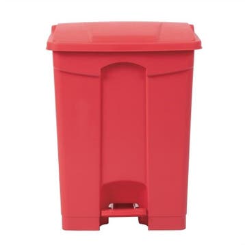 Pedaalemmer | Kunststof (Rood) | 65L | Klapdeksel |, Verzenden, Nieuw in verpakking