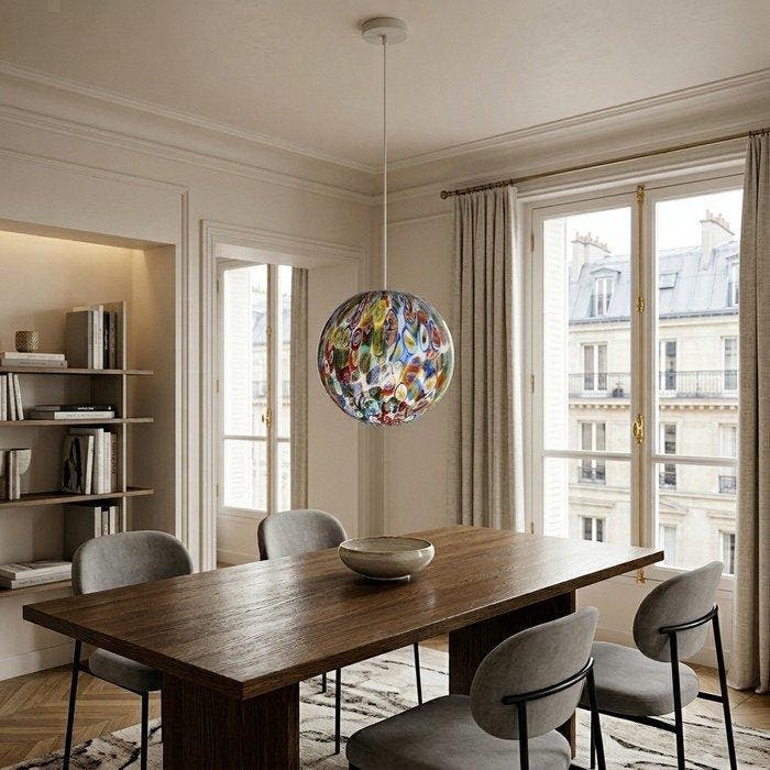 Murano - Lampe à suspendre - Verre - Lustre Murano, Antiek en Kunst, Antiek | Verlichting