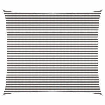 vidaXL Zonneschaduwzeil 6 x 8 m HDPE Rechthoekig Lichtgrijs, Verzenden, Nieuw