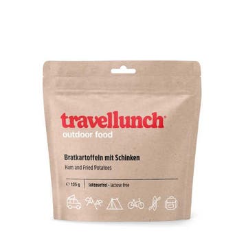 Ham met gebakken Aardappelen - Travellunch, Verzenden