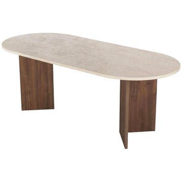 Evila Modern Dining Table, 200 Cm X 90 Cm X 75 Cm,, Huis en Inrichting, Verzenden, Nieuw, 50 tot 100 cm, Scandinavisch