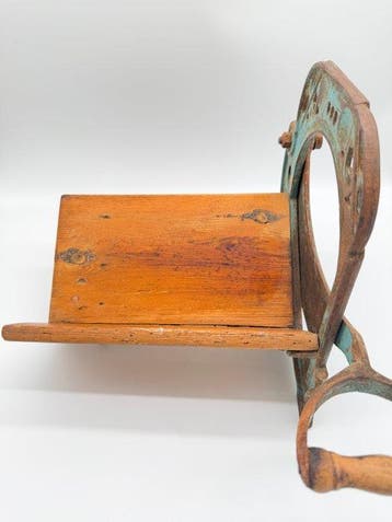 Broodsnijmachine - IJzer, Hout - Antieke broodsnijder 1870