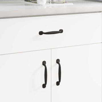 vidaXL Meubel Handvat 250 st Zwart 130 x 19,4 x 22,3 mm, Verzenden, Nieuw