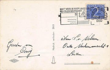 Pays-Bas - ville dUtrecht - Carte postale (73) - 1900-1970, Verzamelen, Postkaarten | Buitenland, Gelopen