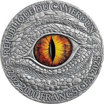 Kameroen. 2000 Francs 2025 Mythical Hydra The Dragonology 2