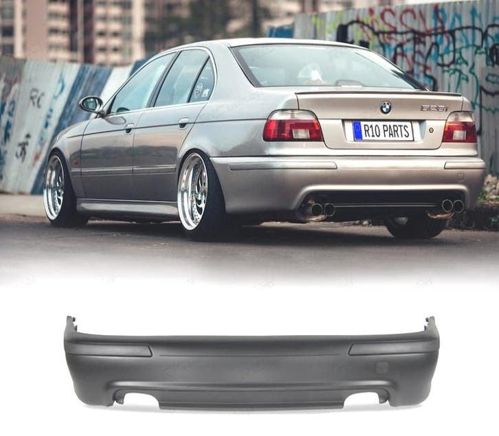 PARE CHOCS ARRIÈRE BMW E39 LOOK M5 DOUBLE SORTIE, Autos : Pièces & Accessoires, Carrosserie & Tôlerie, Envoi